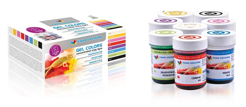 Jestiva gel boja set 8 x 35g (280g)