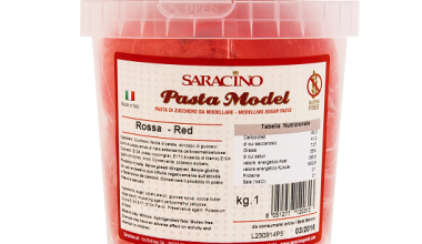 Saracino masa za modeliranje crvena 1kg