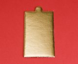 Podložak zlatni kvadratni ravni 9x5cm (monoporcione)