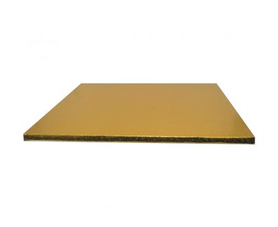 Cake board kvadratni zlatni 30x30cm, debljina 10mm