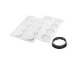 Set TARTE RING HONORE fi80mm, kalup+ring