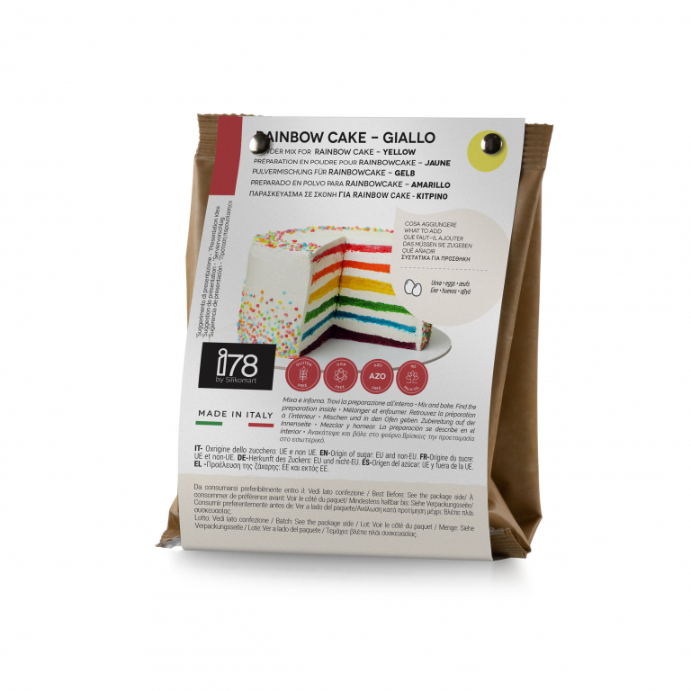 Mix u prahu za izradu RAINBOW CAKE 100g - žuti