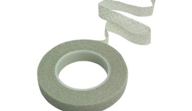 Cvijećarska traka sparkle bijela 13mm x 27.4m
